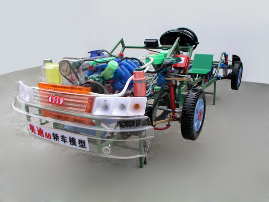 奧迪A6轎車透明整車模型 奧迪A6轎車透明整車模型